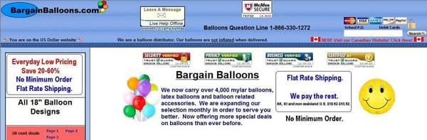 Bargain Balloons