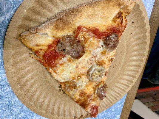 Sausage Pizza Slice