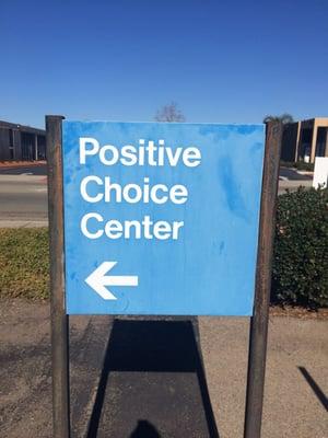 Positive Choice Center this way!