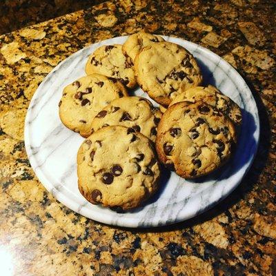 The five spiced chocolate chip cookies. Five different spices makes for a perfect blend of sugar and spice!