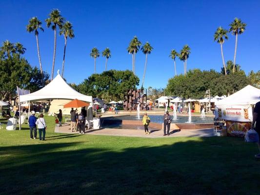 Great mellow reggae music on the lawn at the ArtFest