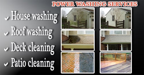 Montgomery County Maryland power washing decks, houses, roofs, siding, deck cleaning, house washing roof cleaning