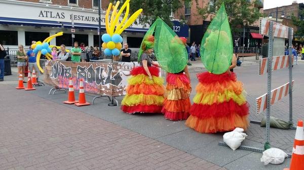 The Carnival Parade is one of many unique events at Iowa Soul Fest