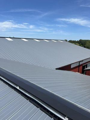 Beautiful Metal Roof On Local Equestrian Stables