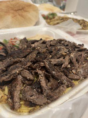 Beef/Lamb Shawarma platter @veefoodlife