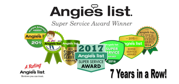 Angie's List Carpet Cleaning Super Service Awards