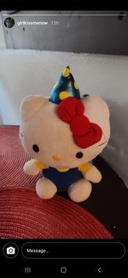 Hello kitty plush picked up at hata gift