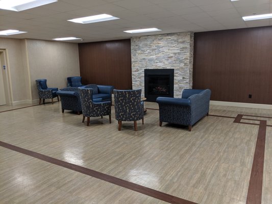 Our renovated lobby