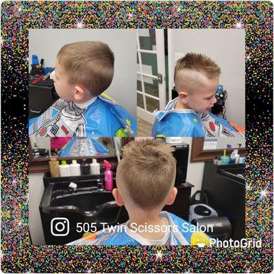 Mohawk fade. Weather your young or old it's fun to sport a cool look