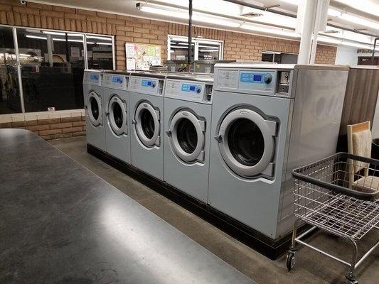 All new industry best washers installed.