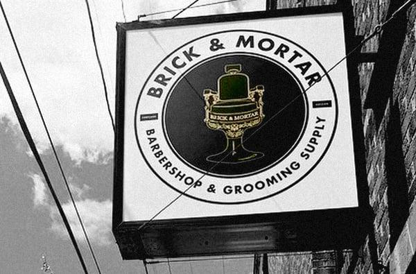 Brick & Mortar Barbershop (logo design)