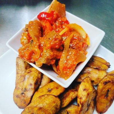 Ponomo Alata & Fried Plantain