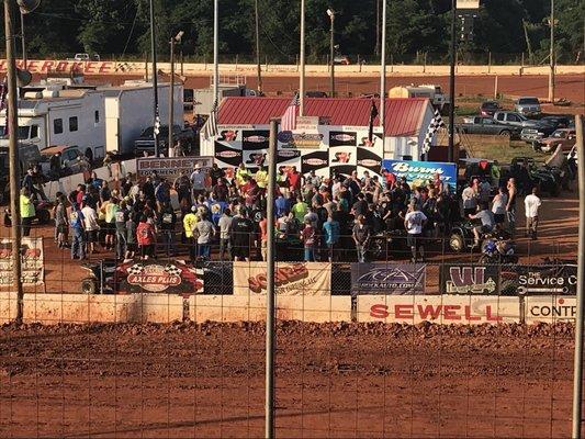 Drivers Meeting was at 7pm