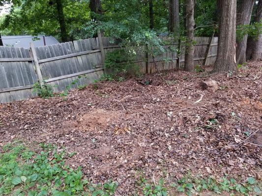 An absolutely horrible job simply removing a pile of debris... LAZY!