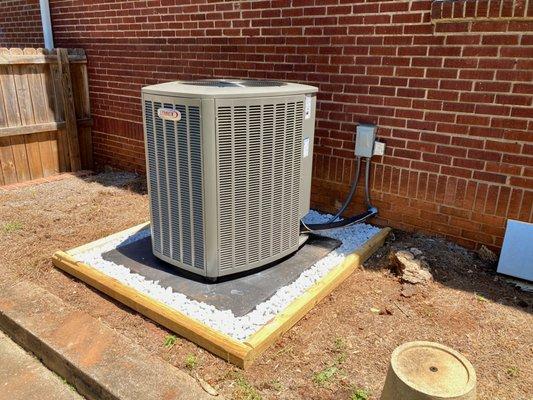 Completed HVAC Installation