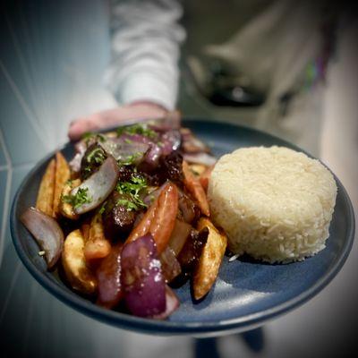 Best Lomo Saltado in Houston.