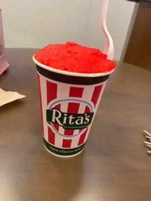 Cherry Italian Ice!