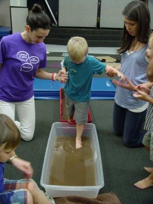 Pre-school classes receive group Occupational Therapy twice per week. K-4th have OT consultations in their classroom each week.