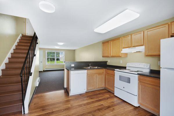 Kitchen and Living Room