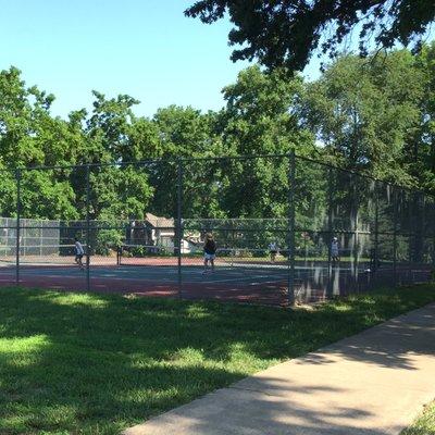 Two Tennis Courts