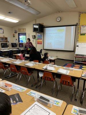 Inside the 1st grade classroom