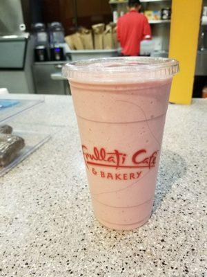 I order the strawberry banana - large! $6.00