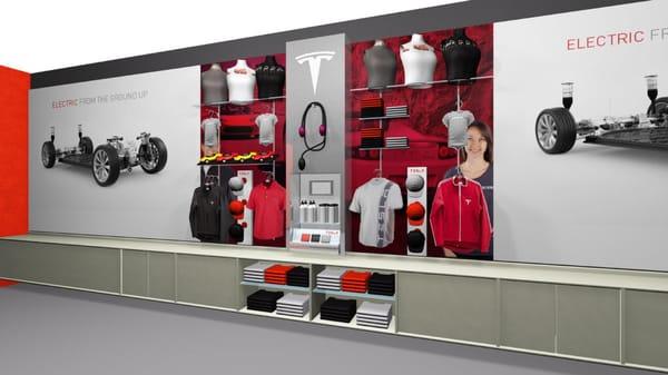 Tesla Motors : In-store Merchandising