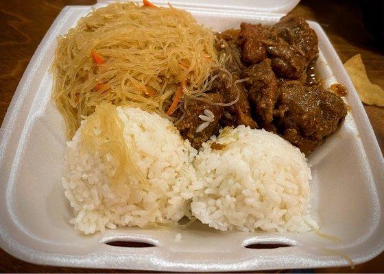 Pork Adobo with Pansit