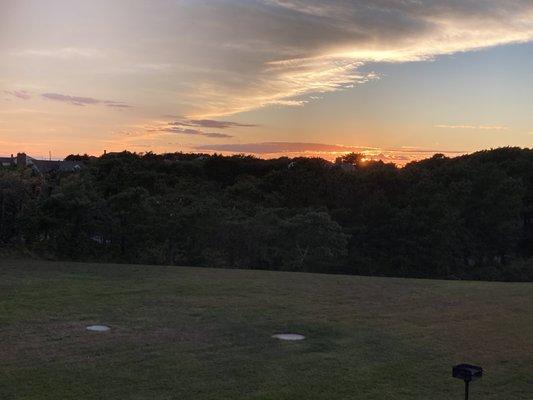 Stunning Cape Cod sunsets from your private deck.