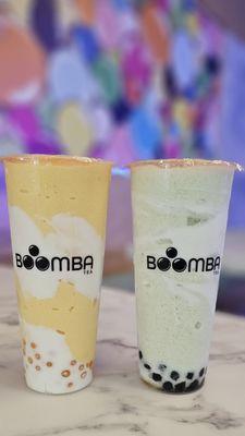 Mango Lassi and Avocado Blizzard from Boomba Tea