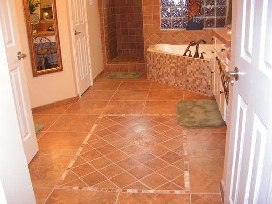 Custom Inlay of Tile