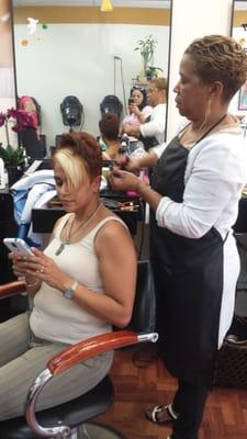 Dominican hair salon