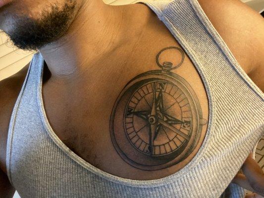 Compass Tattoo