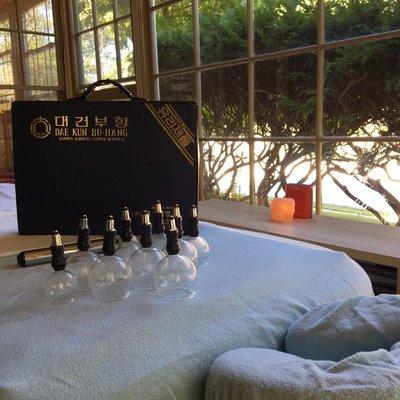 I also offer cupping therapy to increase blood flow.