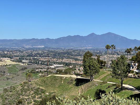 Mountain city view