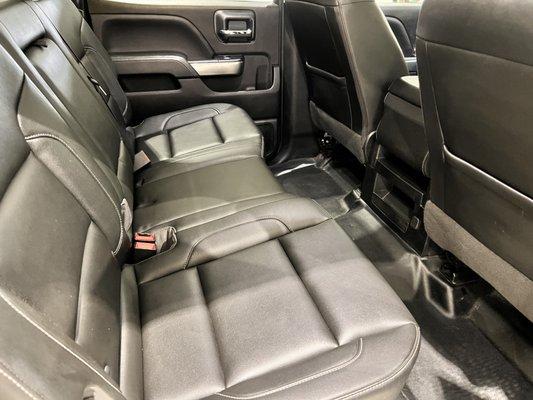 Rear seat interior