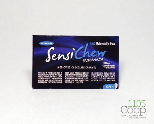 The Sensi Chew Insomnia is one of our most popular edibles - excellent for helping you get and stay asleep!