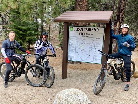 South Lake Tahoe Corral Trail on my Clayton Bikes serviced E Bike !