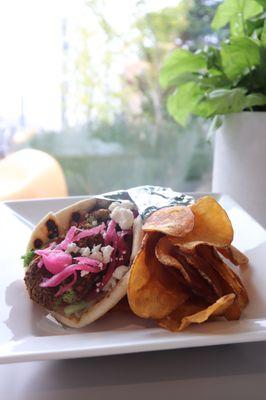 Falafel Pita with House-made Chips