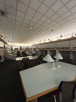 Two story study booths