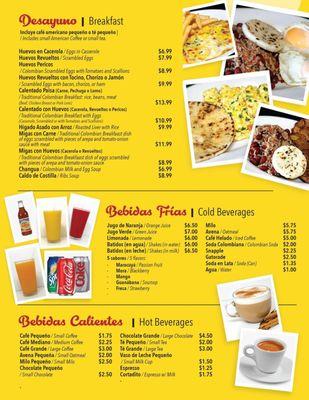 El Peñol Restaurant & Bakery * Menu Page 3 of 5