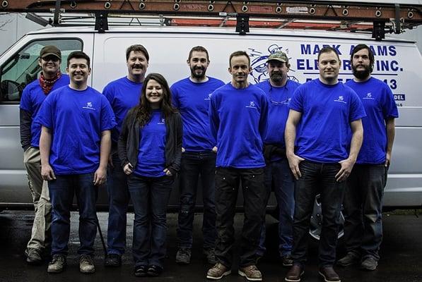 Mark Adams Electric, Inc. Crew 2015