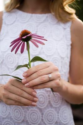 Custom engagement ring