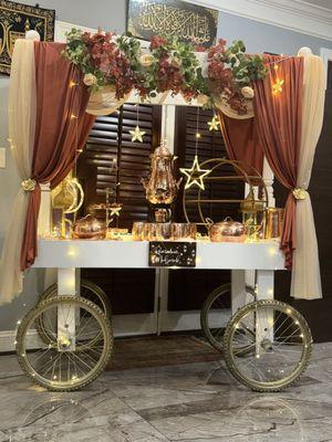 Ramadan chai cart rental and treats
We have different themes available as well