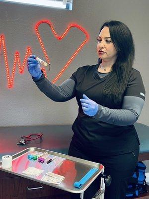 Meet Monique, RN. At Oracle we can draw your blood in office or mobile with or without insurance. No doctors orders required.