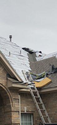 GAF HD Shingle Roof Installed