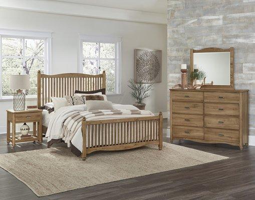 Solid Maple American Made Bedroom from Vaughan Bassett