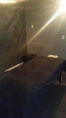 Massage therapist room