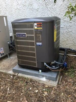 2 ton 20 seer Maytag heatpump system