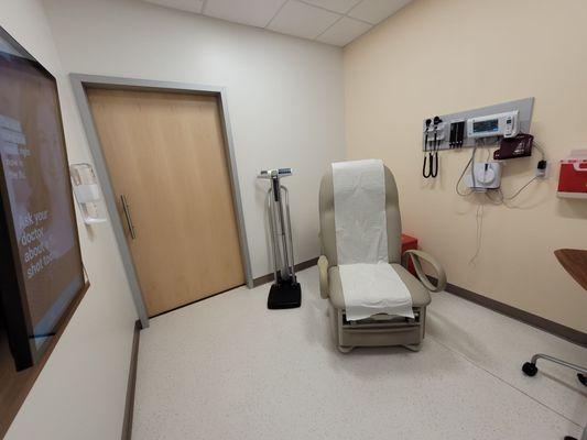 Patient exam room.